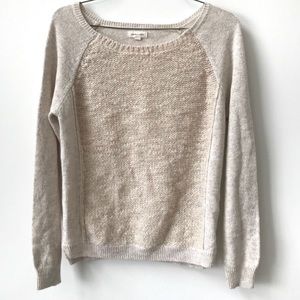 UO Silence + Noise Cream Sweater Small